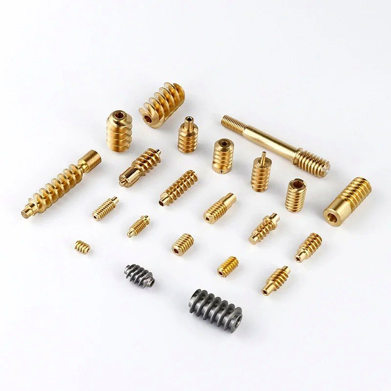 CNC turned locating pins and brass components