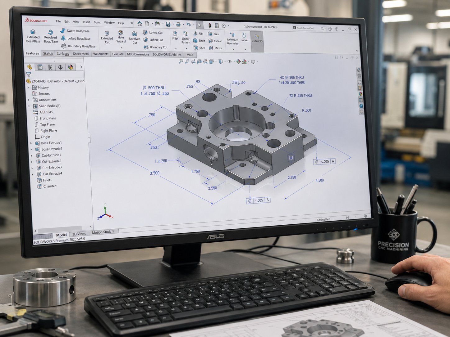 Quick quotation from CAD review
