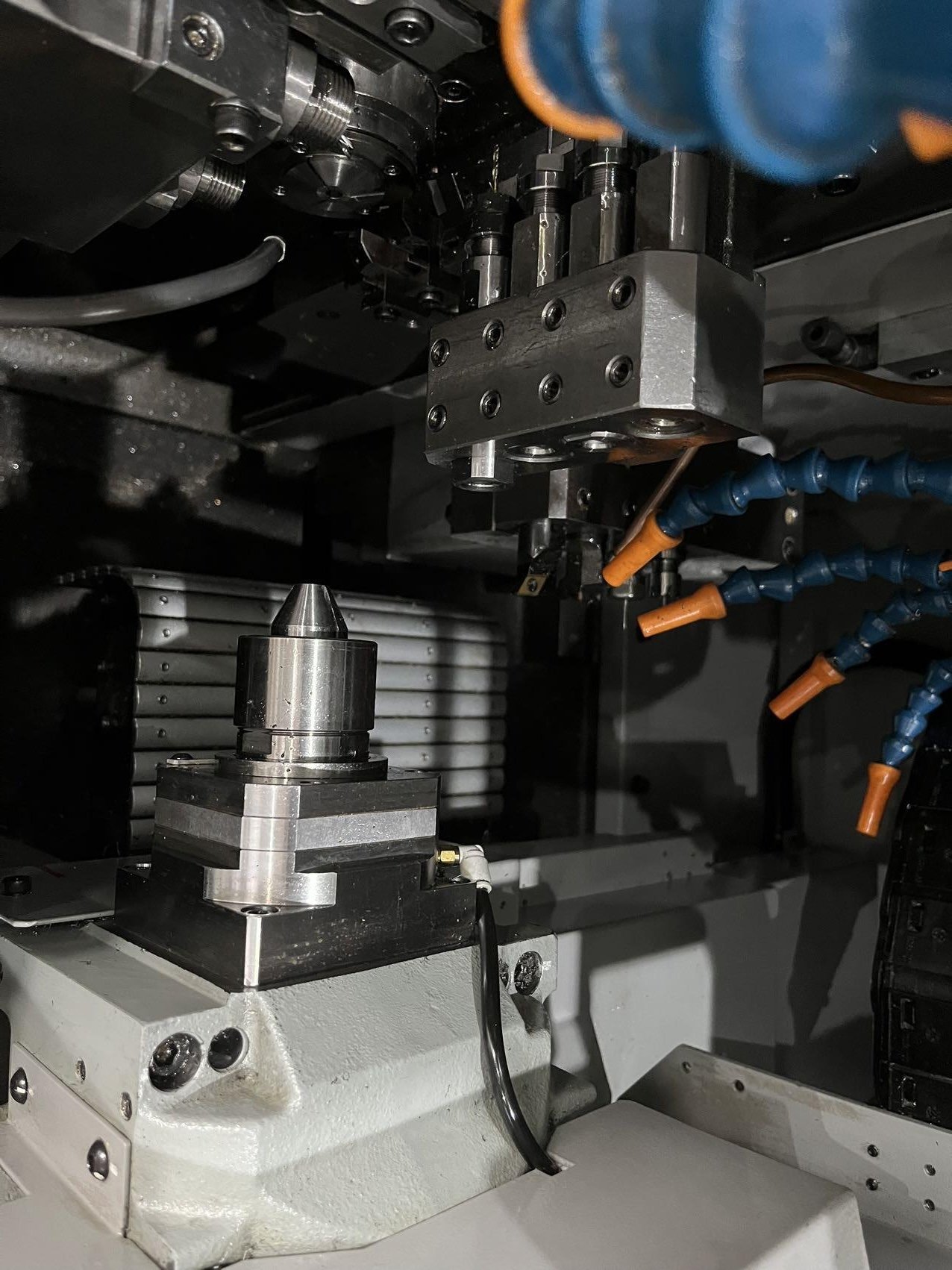 CNC machine cutting a prototype 
  part